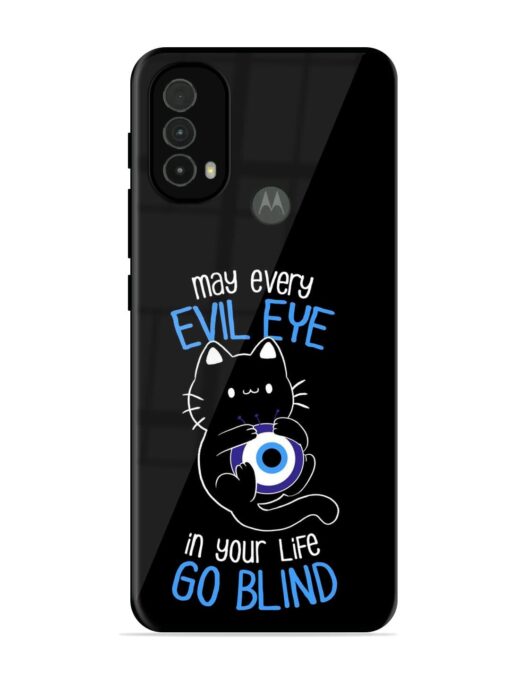 May every evil eye in your life go blind Glossy Metal Phone Cover for Motorola Moto E40 Zapvi