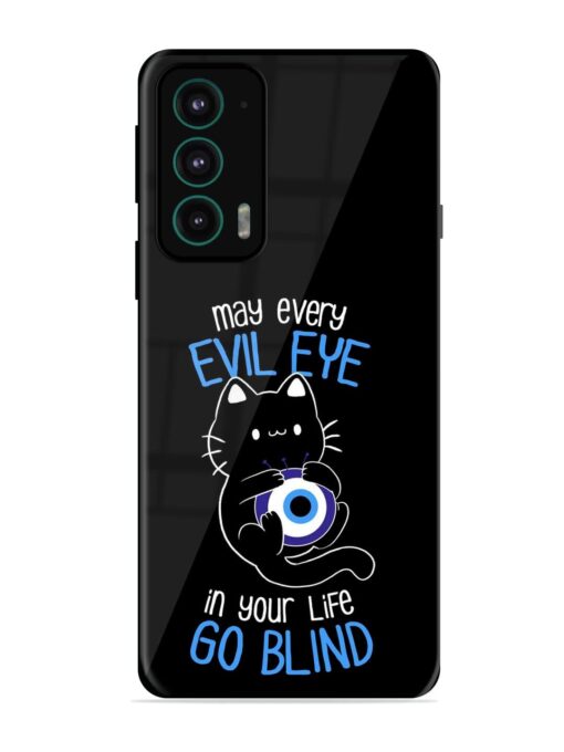 May every evil eye in your life go blind Glossy Metal Phone Cover for Motorola Moto Edge 20 Zapvi