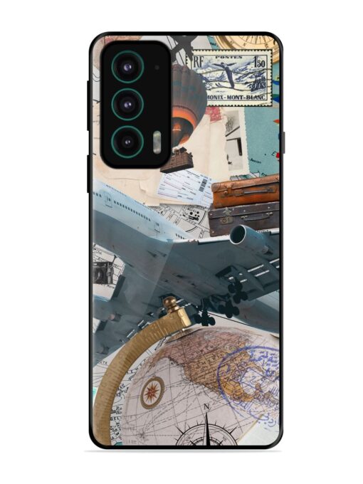 Adventure Awaits Glossy Metal Phone Cover for Motorola Moto Edge 20 Zapvi