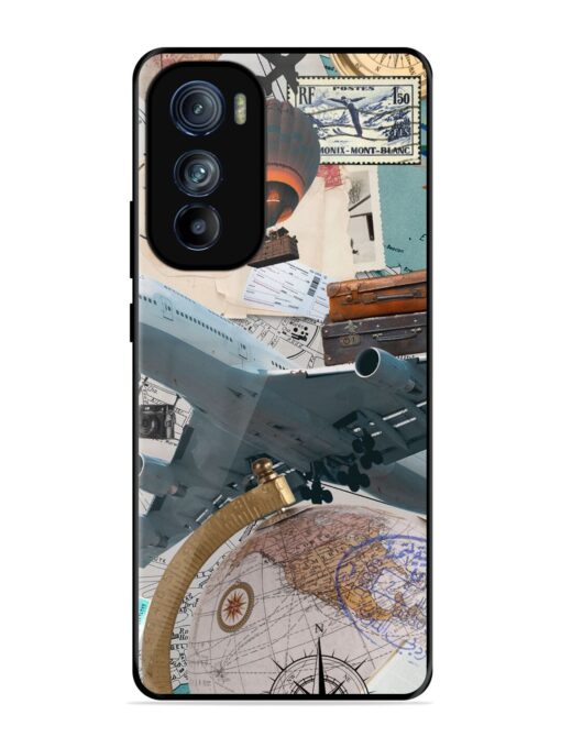 Adventure Awaits Glossy Metal Phone Cover for Motorola Moto Edge 30