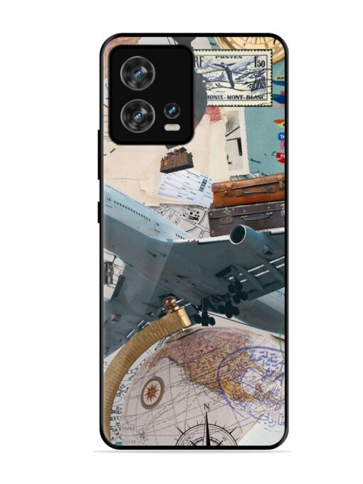 Adventure Awaits Glossy Metal Phone Cover for Motorola Moto Edge 30 Fusion Zapvi