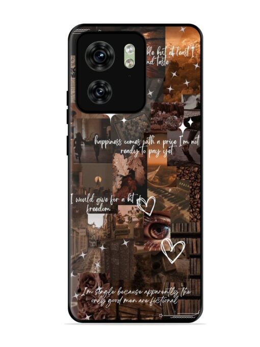 Melancholy Aesthetic Glossy Metal Phone Cover for Motorola Moto Edge 40 Zapvi