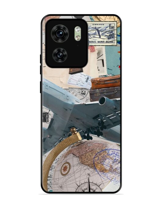 Adventure Awaits Glossy Metal Phone Cover for Motorola Moto Edge 40 Zapvi