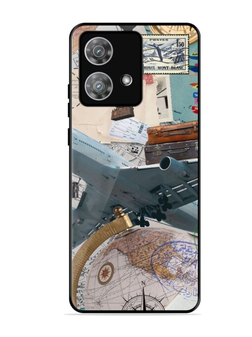 Adventure Awaits Glossy Metal Phone Cover for Motorola Moto Edge 40 Neo