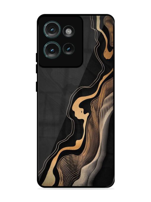 Abstract Art Glossy Metal TPU Phone Cover for Motorola Moto Edge 50 (5G) Zapvi