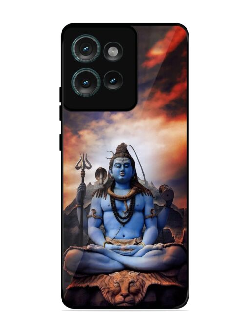 Jai Jai Shiv Glossy Metal Phone Cover for Motorola Moto Edge 50 (5G)