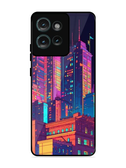 City View Glossy Metal Phone Cover for Motorola Moto Edge 50 (5G)