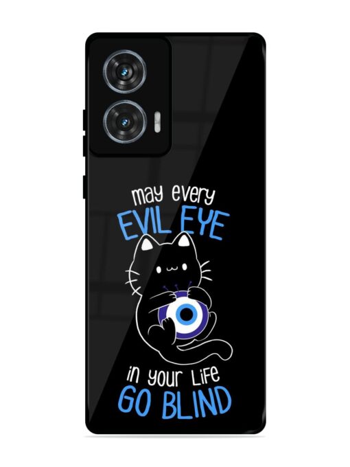 May every evil eye in your life go blind Glossy Metal Phone Cover for Motorola Moto Edge 50 Fusion (5G) Zapvi