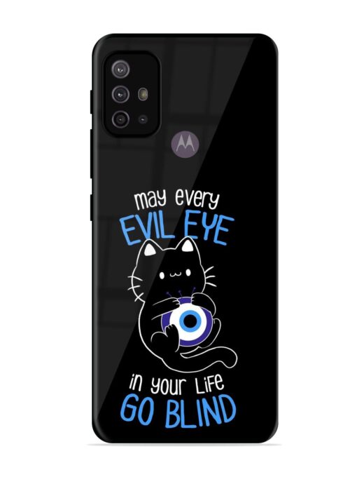 May every evil eye in your life go blind Glossy Metal Phone Cover for Motorola Moto G10 Power