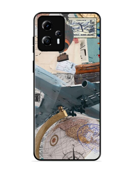 Adventure Awaits Glossy Metal Phone Cover for Motorola Moto G13