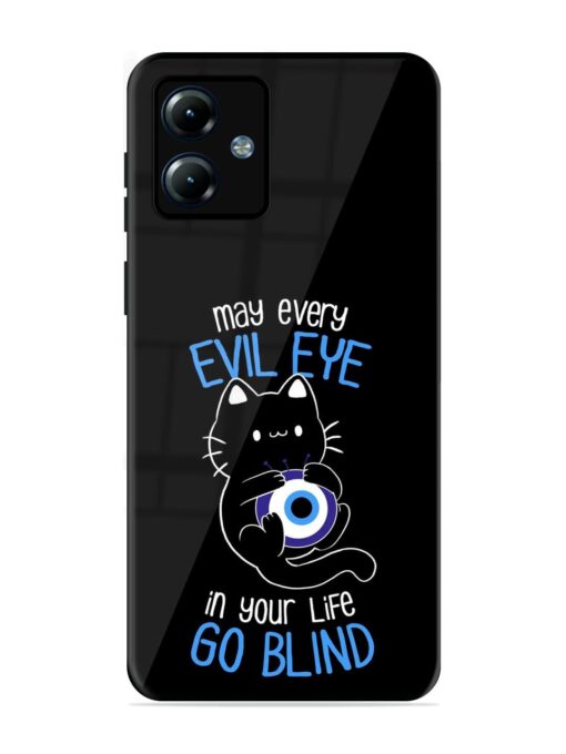 May every evil eye in your life go blind Glossy Metal Phone Cover for Motorola Moto G14 Zapvi