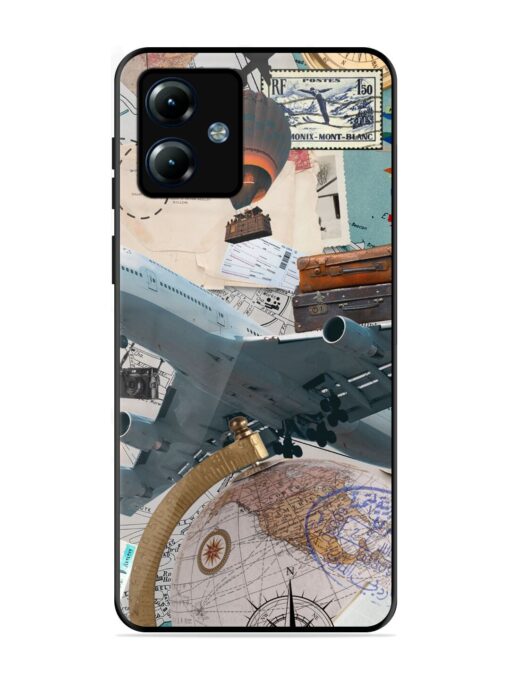 Adventure Awaits Glossy Metal Phone Cover for Motorola Moto G14 Zapvi