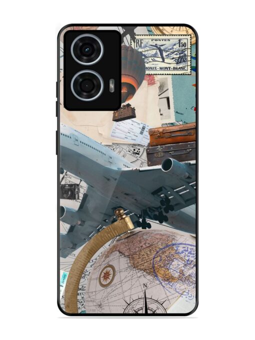 Adventure Awaits Glossy Metal Phone Cover for Motorola Moto G24 Power Zapvi