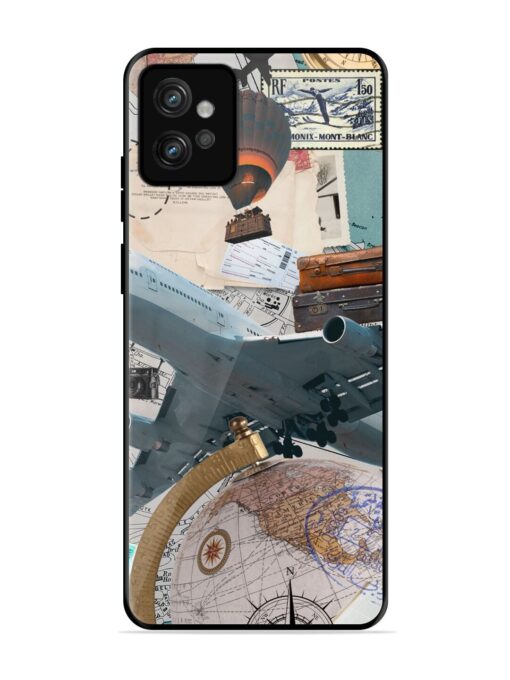 Adventure Awaits Glossy Metal Phone Cover for Motorola Moto G32