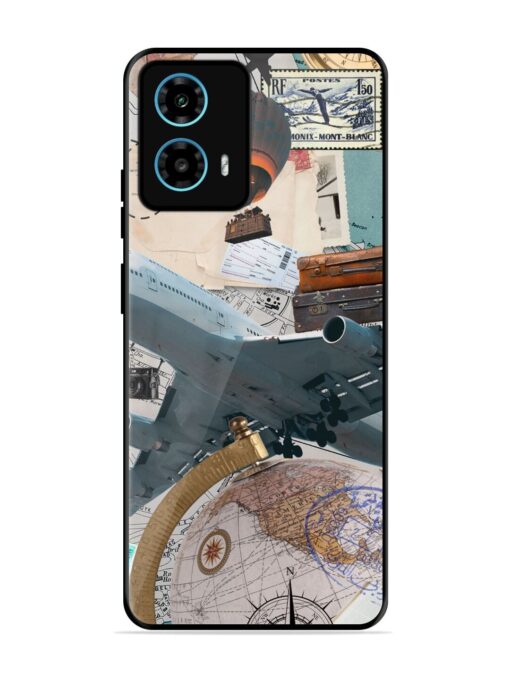 Adventure Awaits Glossy Metal Phone Cover for Motorola Moto G34 (5G)