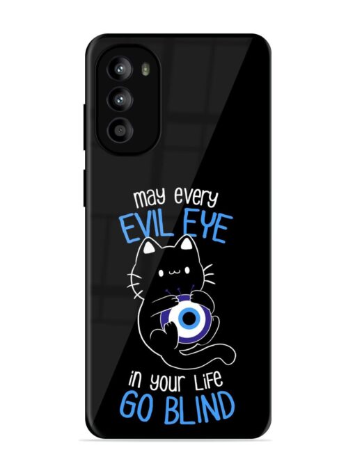 May every evil eye in your life go blind Glossy Metal Phone Cover for Motorola Moto G62 (5G) Zapvi