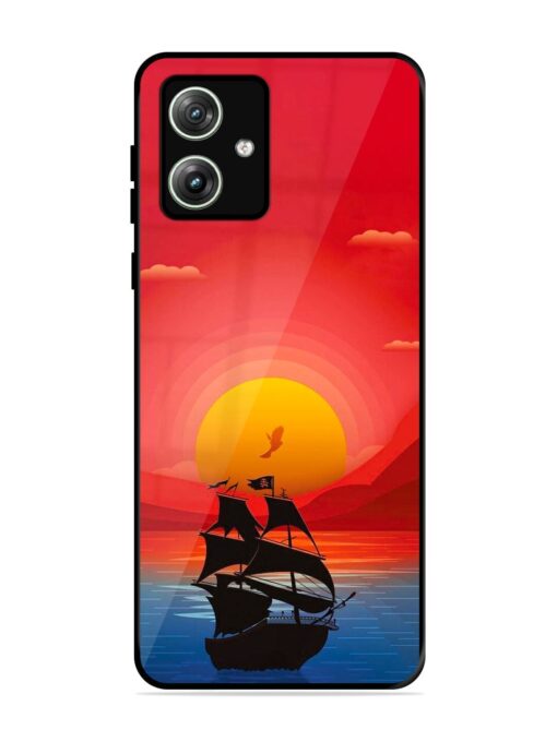 Sunset Sail Glossy Metal Phone Cover for Motorola Moto G64 (5G) Zapvi