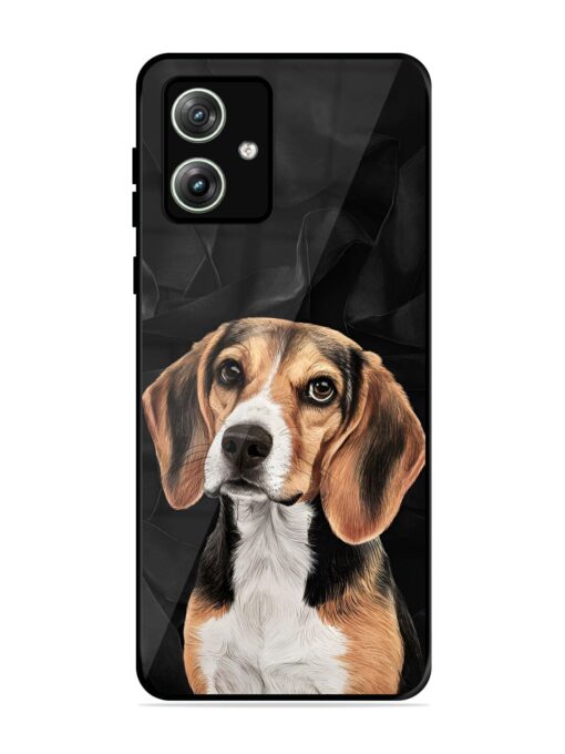 Beagle Portrait Glossy Metal Phone Cover for Motorola Moto G64 (5G) Zapvi