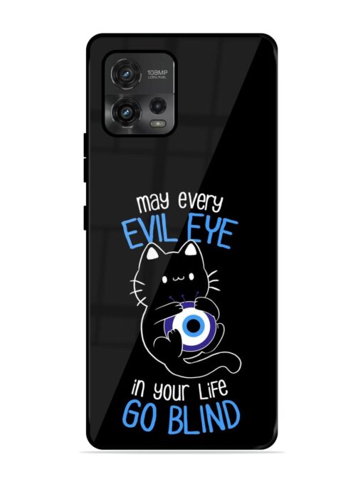 May every evil eye in your life go blind Glossy Metal Phone Cover for Motorola Moto G72 Zapvi