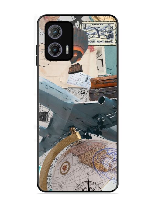 Adventure Awaits Glossy Metal Phone Cover for Motorola Moto G73 (5G) Zapvi