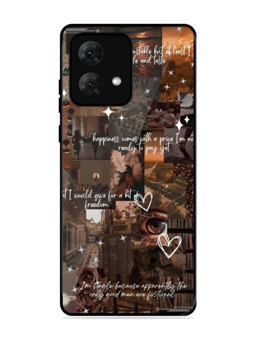 Melancholy Aesthetic Glossy Metal Phone Cover for Motorola Moto G84 (5G) Zapvi