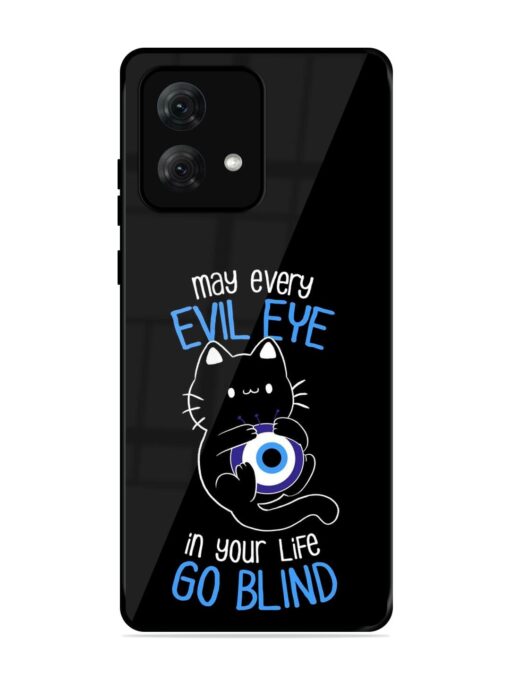 May every evil eye in your life go blind Glossy Metal Phone Cover for Motorola Moto G84 (5G) Zapvi