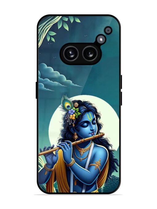 Krishna's Divine Flute Glossy Metal Phone Cover for Nothing Phone 2A