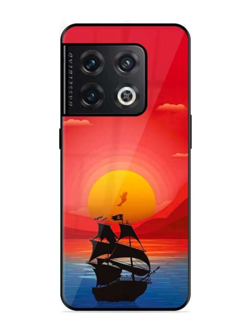 Sunset Sail Glossy Metal Phone Cover for Oneplus 10 Pro (5G) Zapvi