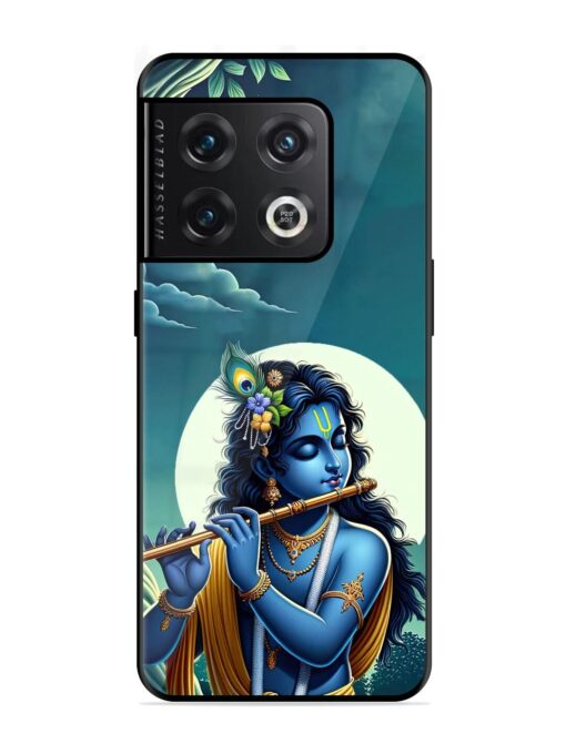 Krishna's Divine Flute Glossy Metal Phone Cover for Oneplus 10 Pro (5G) Zapvi