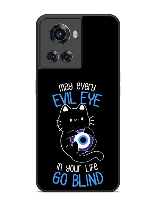 May every evil eye in your life go blind Glossy Metal Phone Cover for Oneplus 10R (5G) Zapvi