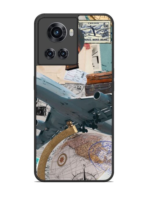 Adventure Awaits Glossy Metal Phone Cover for Oneplus 10R (5G) Zapvi