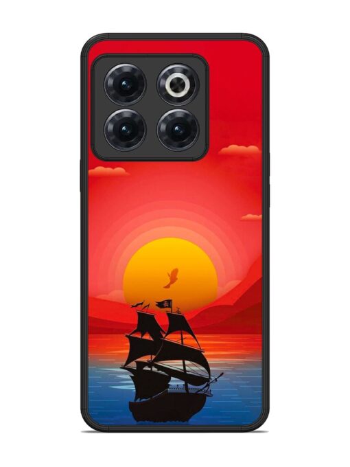 Sunset Sail Glossy Metal Phone Cover for Oneplus 10T (5G)