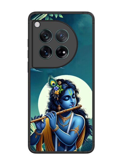 Krishna's Divine Flute Glossy Metal Phone Cover for Oneplus 12 (5G) Zapvi