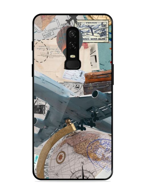 Adventure Awaits Glossy Metal Phone Cover for Oneplus 6 Zapvi