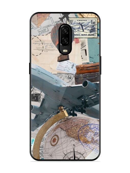 Adventure Awaits Glossy Metal Phone Cover for Oneplus 6T Zapvi