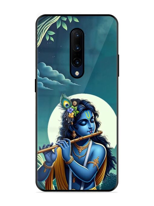 Krishna's Divine Flute Glossy Metal Phone Cover for Oneplus 7 Pro