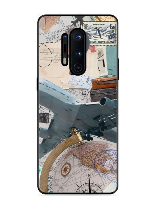 Adventure Awaits Glossy Metal Phone Cover for Oneplus 8 Pro Zapvi