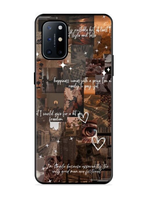 Melancholy Aesthetic Glossy Metal Phone Cover for Oneplus 8T (5G) Zapvi