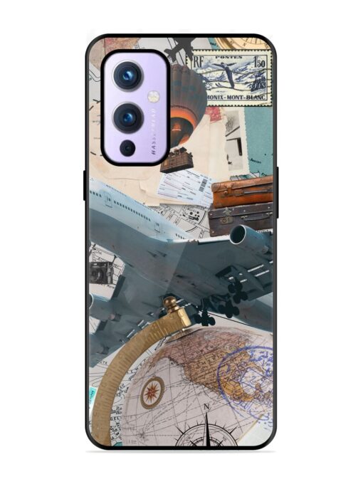 Adventure Awaits Glossy Metal Phone Cover for Oneplus 9 (5G) Zapvi