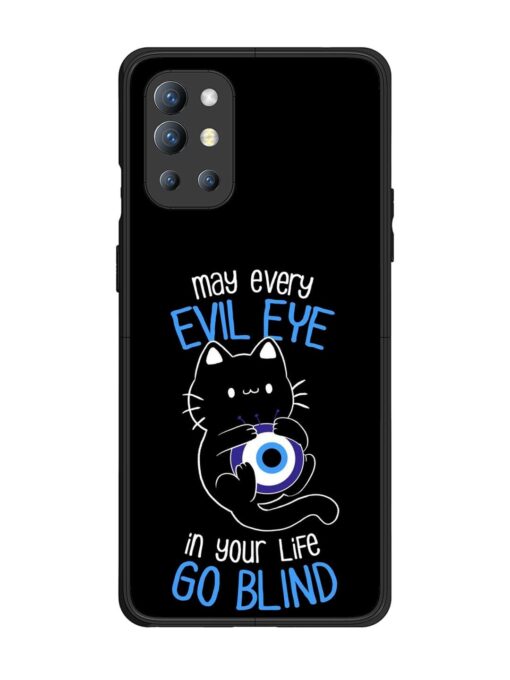 May every evil eye in your life go blind Glossy Metal Phone Cover for Oneplus 9R (5G) Zapvi