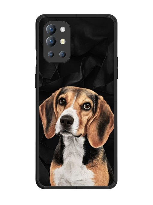 Beagle Portrait Glossy Metal Phone Cover for Oneplus 9R (5G) Zapvi