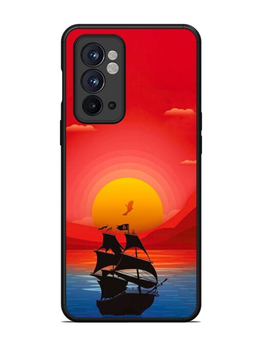 Sunset Sail Glossy Metal Phone Cover for Oneplus 9RT (5G) Zapvi