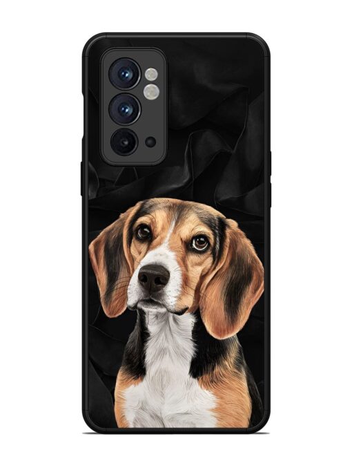 Beagle Portrait Glossy Metal Phone Cover for Oneplus 9RT (5G)