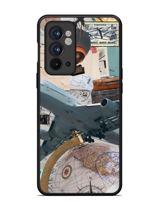 Adventure Awaits Glossy Metal Phone Cover for Oneplus 9RT (5G) Zapvi