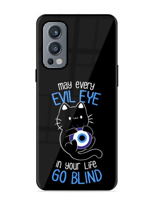 May every evil eye in your life go blind Glossy Metal Phone Cover for Oneplus Nord 2 (5G) Zapvi