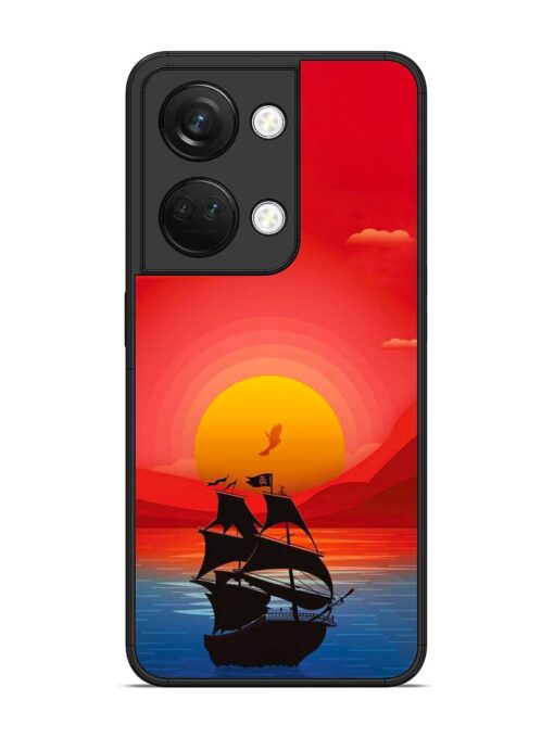 Sunset Sail Glossy Metal Phone Cover for Oneplus Nord 3 (5G)