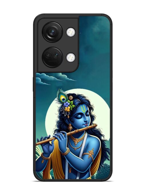 Krishna's Divine Flute Glossy Metal Phone Cover for Oneplus Nord 3 (5G)