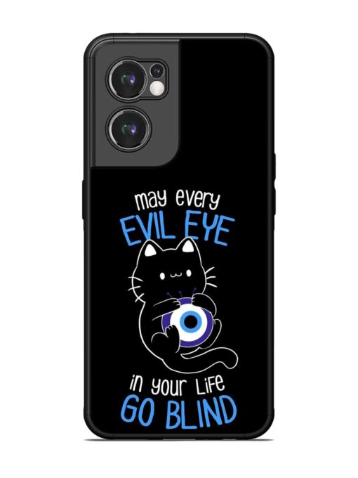 May every evil eye in your life go blind Glossy Metal Phone Cover for Oneplus Nord Ce 2 (5G) Zapvi