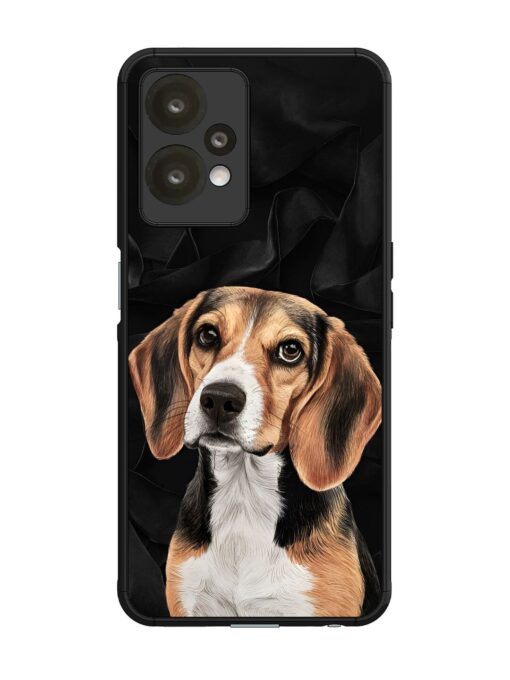 Beagle Portrait Glossy Metal Phone Cover for Oneplus Nord Ce 2 Lite (5G) Zapvi