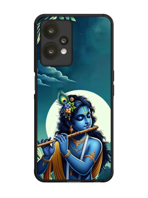 Krishna's Divine Flute Glossy Metal Phone Cover for Oneplus Nord Ce 2 Lite (5G)